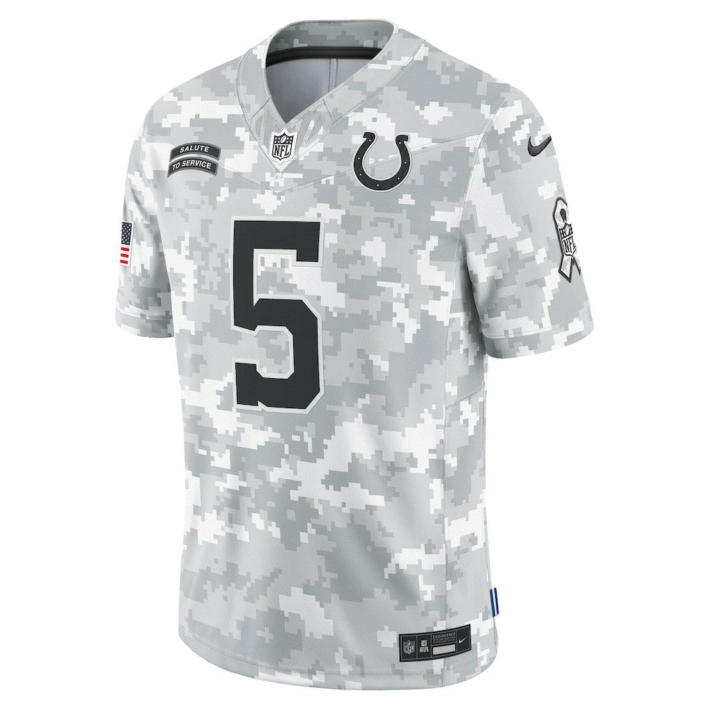 Anthony Richardson Indianapolis Colts 2024 Salute to Service Limited Jersey - Arctic Camo - Nike