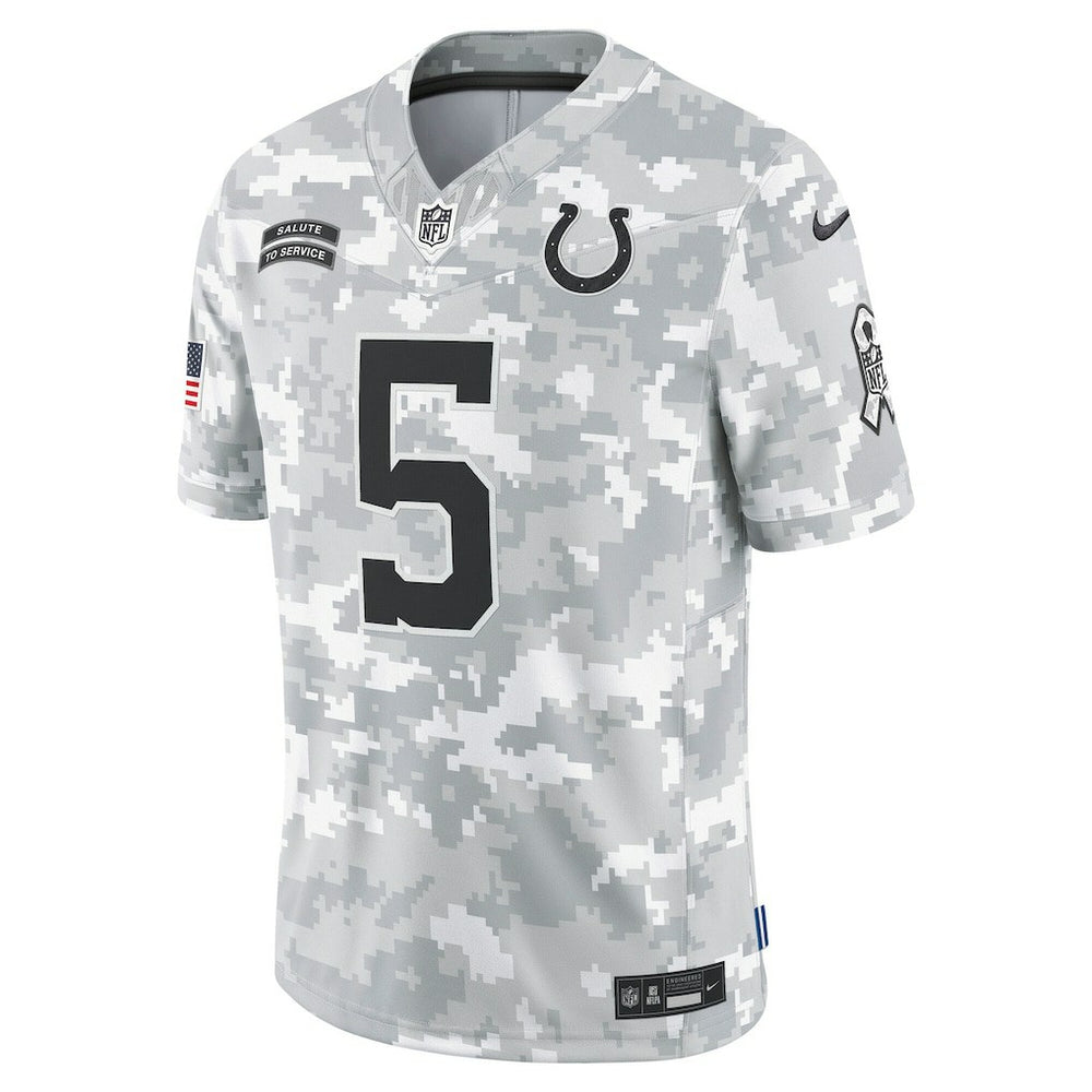 Anthony Richardson Indianapolis Colts 2024 Salute to Service Limited Jersey - Arctic Camo - Nike