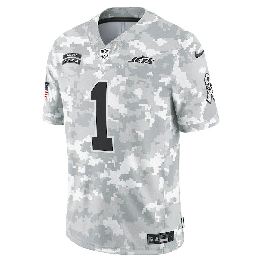 Sauce Gardner New York Jets 2024 Salute to Service Limited Jersey - Arctic Camo - Nike
