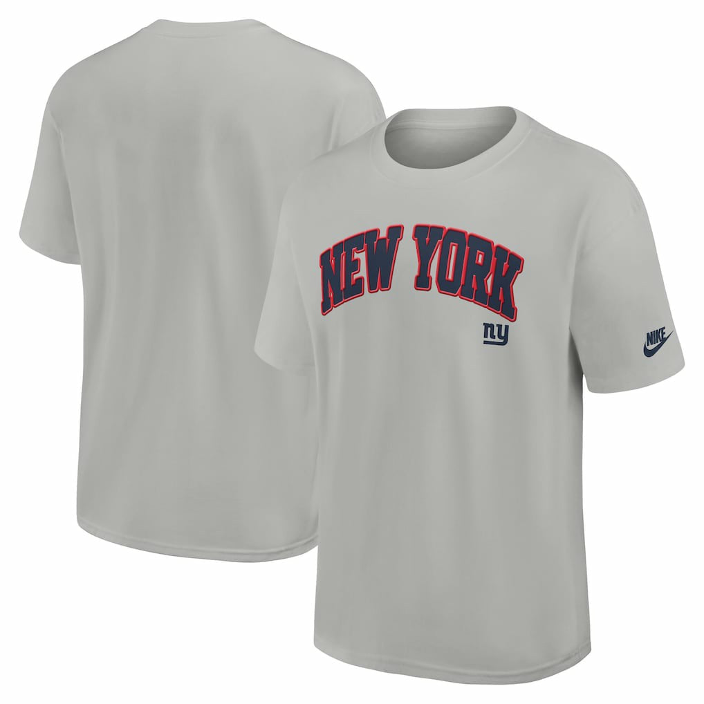 New York Giants Rewind Statement Max90 T-Shirt - Gray - Nike