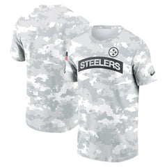 Pittsburgh Steelers 2024 Salute To Service Performance T-Shirt - Arctic Camo - Nike