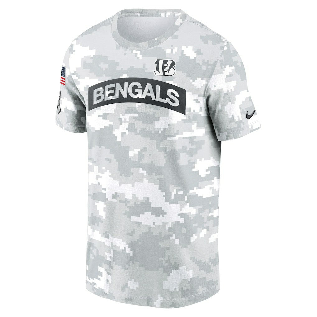 Cincinnati Bengals 2024 Salute To Service Big & Tall Performance T-Shirt - White - Nike