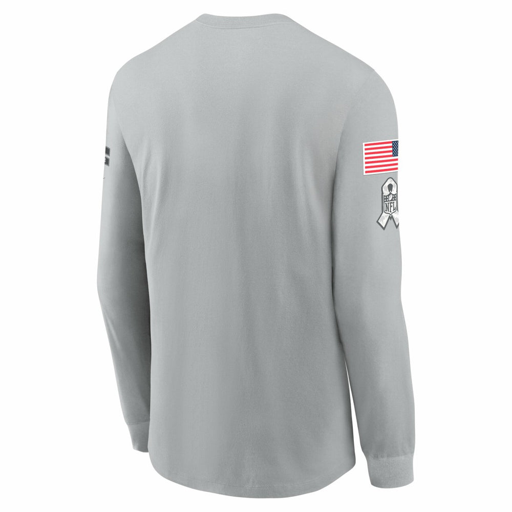 Tennessee Titans 2024 Salute To Service Long Sleeve T-Shirt - Gray - Nike