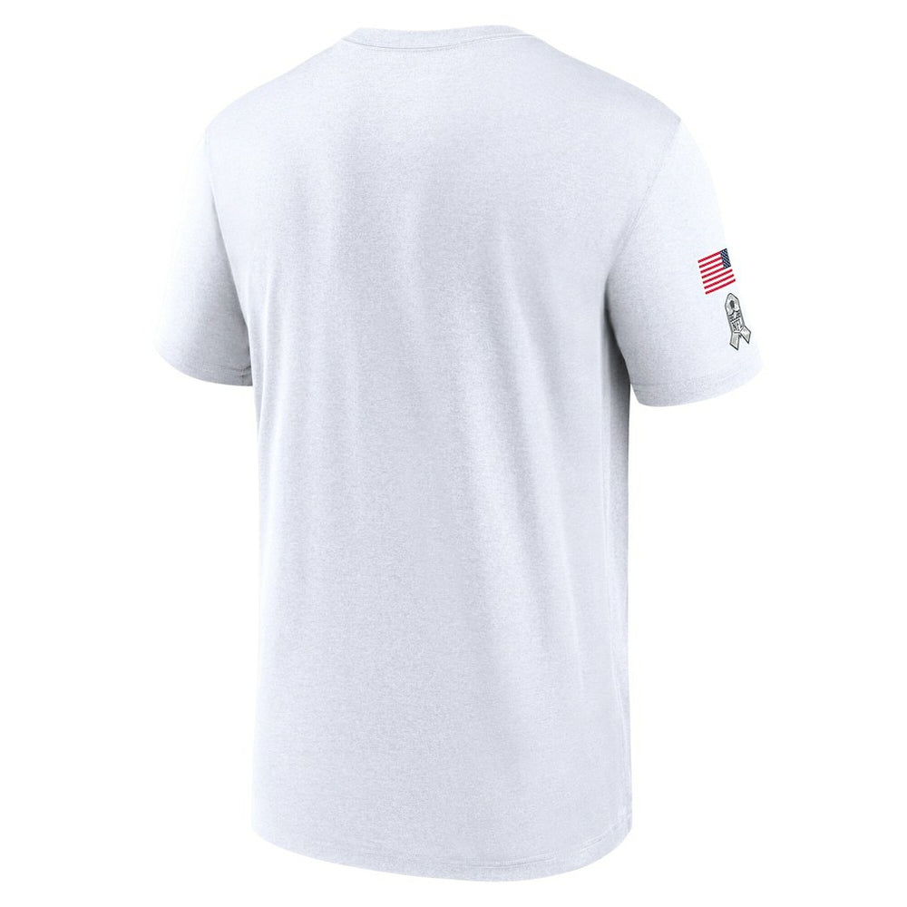 Cleveland Browns 2024 Salute To Service Legend Performance T-Shirt - White - Nike