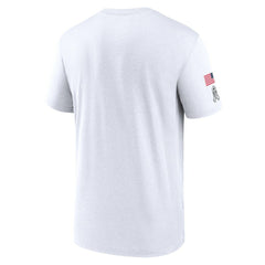 Cleveland Browns 2024 Salute To Service Legend Performance T-Shirt - White - Nike