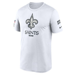 New Orleans Saints 2024 Salute To Service Legend Performance T-Shirt - White - Nike