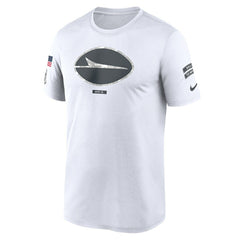 New York Jets 2024 Salute To Service Legend Performance T-Shirt - White - Nike