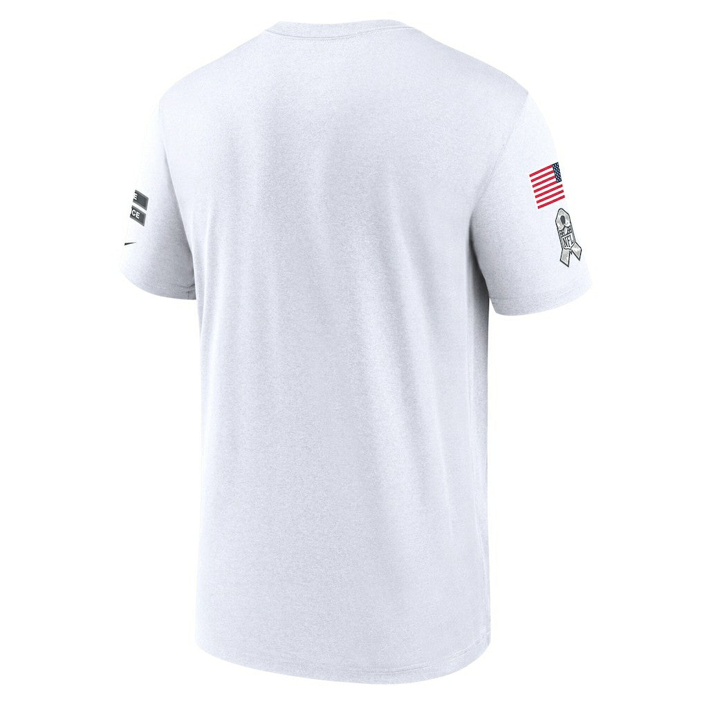 New York Jets 2024 Salute To Service Legend Performance T-Shirt - White - Nike