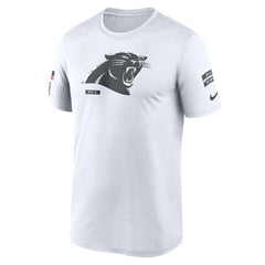 Carolina Panthers 2024 Salute To Service Legend Performance T-Shirt - White - Nike