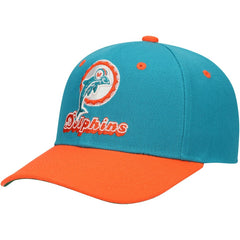 Miami Dolphins Youth All In 2.0 Adjustable Hat - Aqua - Mitchell & Ness