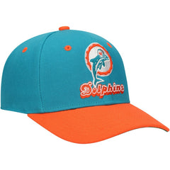 Miami Dolphins Youth All In 2.0 Adjustable Hat - Aqua - Mitchell & Ness
