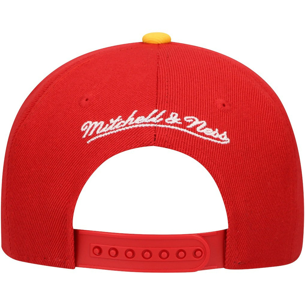 Kansas City Chiefs Youth Team Two-Tone Snapback Hat - Red - Mitchell & Ness