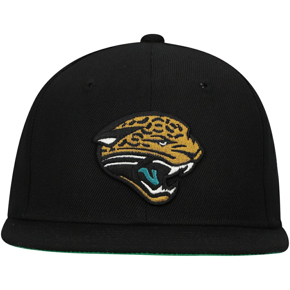 Jacksonville Jaguars Youth Gridiron Classics Ground Snapback Hat - Black - Mitchell & Ness