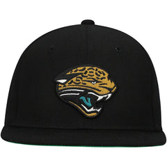 Jacksonville Jaguars Youth Gridiron Classics Ground Snapback Hat - Black - Mitchell & Ness