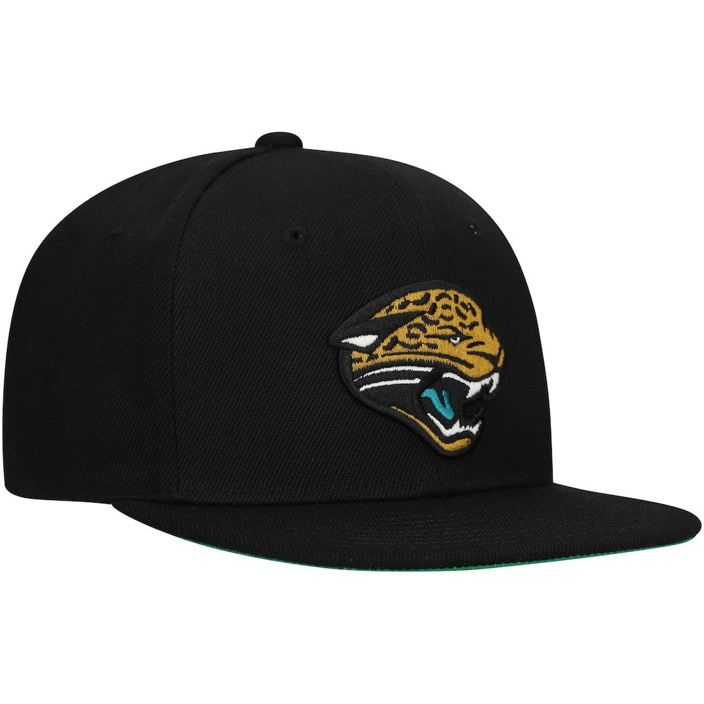 Jacksonville Jaguars Youth Gridiron Classics Ground Snapback Hat - Black - Mitchell & Ness