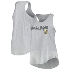 Vegas Golden Knights Fanatics Women's Plus Size Racerback Tank Top - Heather Gray | Fanatics sale