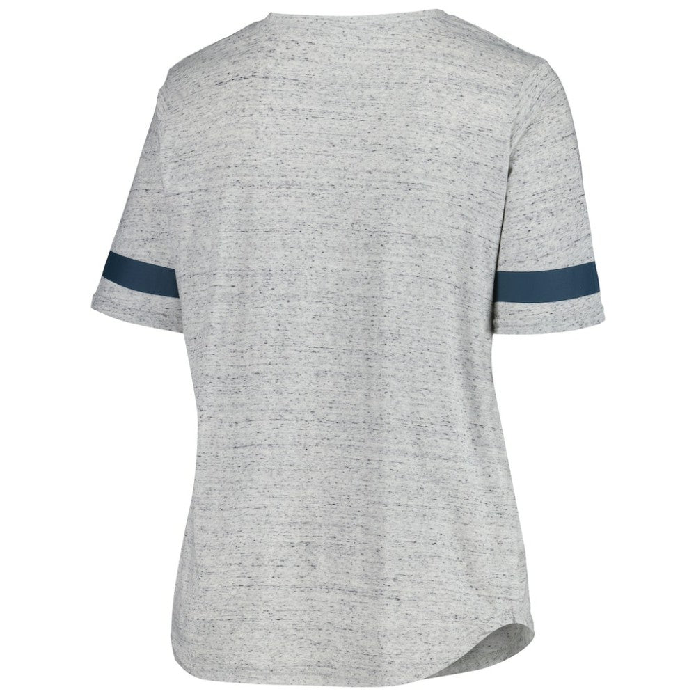 Seattle Kraken Fanatics Women's Plus Size Lace-Up T-Shirt - Heather Gray | Fanatics near me