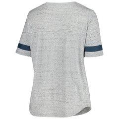 Seattle Kraken Fanatics Women's Plus Size Lace-Up T-Shirt - Heather Gray | Fanatics near me