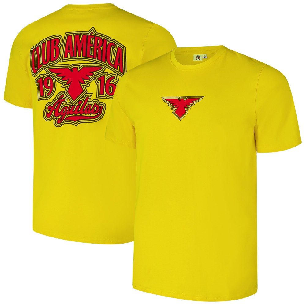 Club America Retro T-Shirt Gold