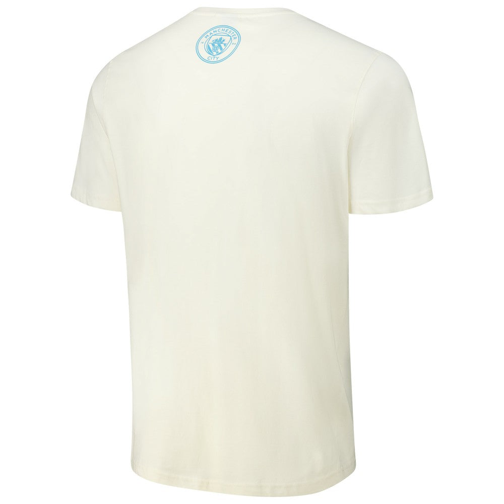 Manchester City Logo T-Shirt Cream