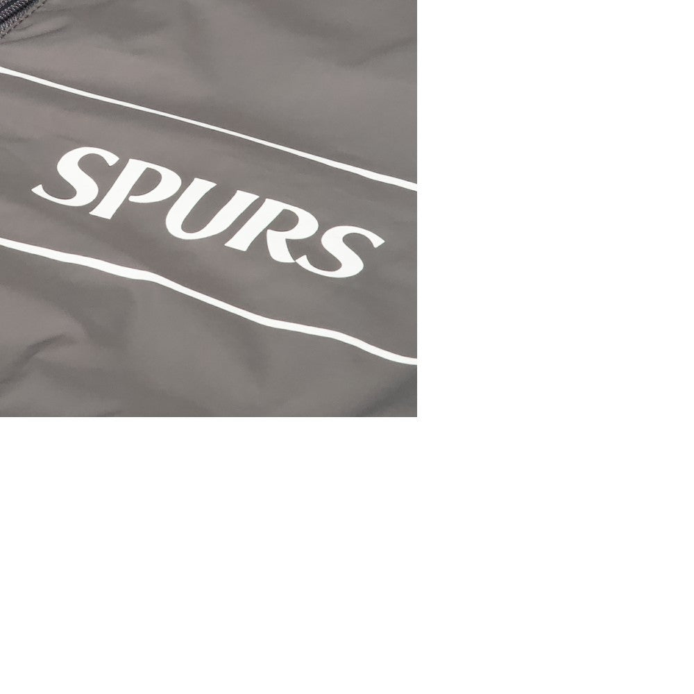 Tottenham Hotspur Home Match Hoodie Full-Zip Windbreaker Jacket Gray