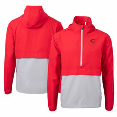 Cincinnati Reds Cutter & Buck City Connect Charter Eco Recycled Half-Zip Anorak Jacket Discount