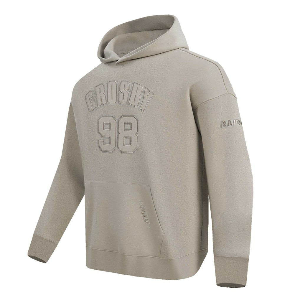 Maxx Crosby Las Vegas Raiders Pro Standard Player Name & Number Pullover Hoodie - Tan - NFL