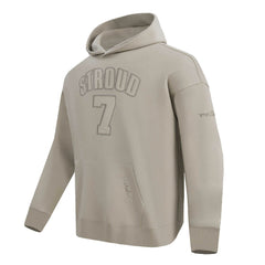 C.J. Stroud Houston Texans Pro Standard Player Name & Number Pullover Hoodie - Tan - NFL
