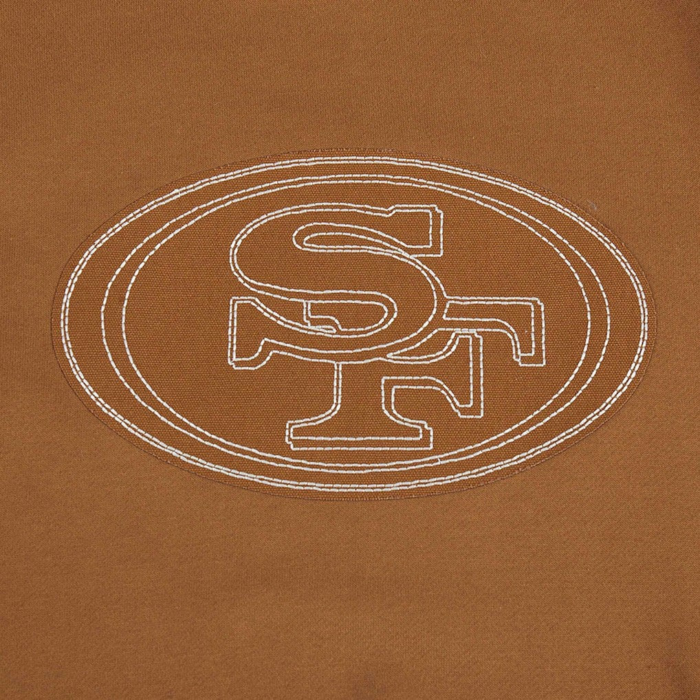 Christian McCaffrey San Francisco 49ers Pro Standard Pullover Crewneck Sweatshirt - Brown - NFL