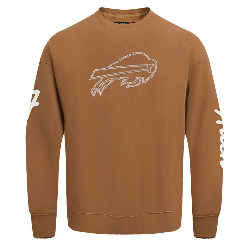Josh Allen Buffalo Bills Pro Standard Pullover Crewneck Sweatshirt - Brown - NFL
