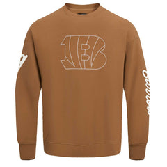 Joe Burrow Cincinnati Bengals Pro Standard Pullover Crewneck Sweatshirt - Brown - NFL