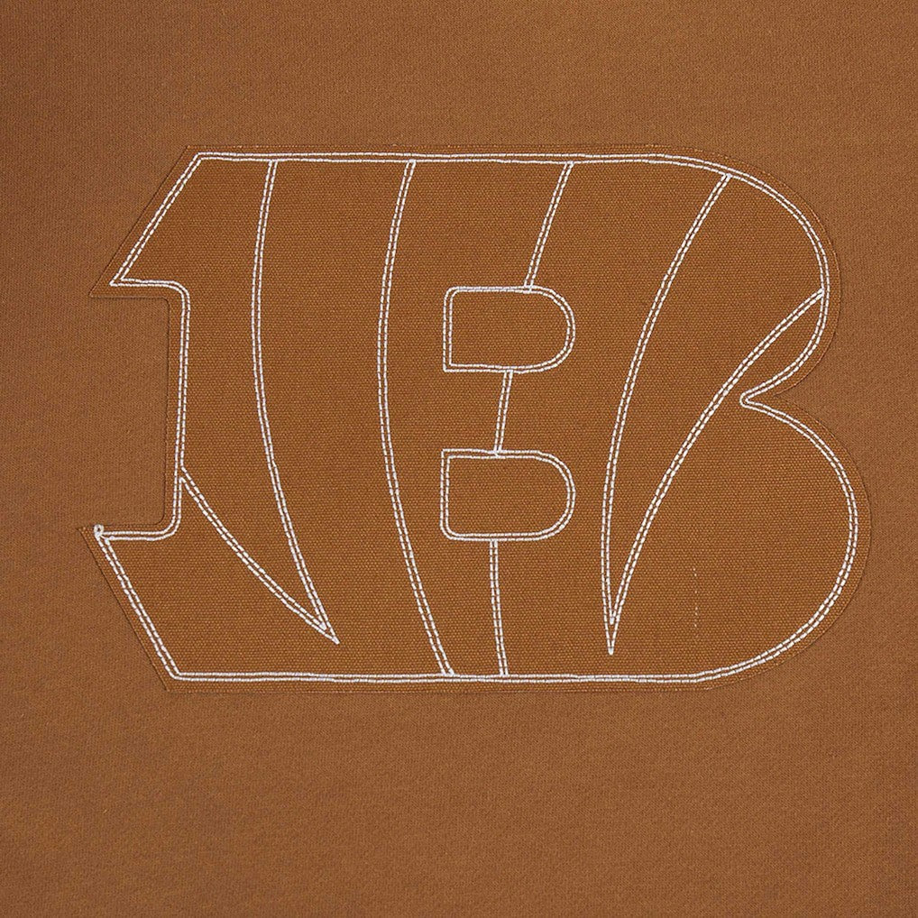 Joe Burrow Cincinnati Bengals Pro Standard Pullover Crewneck Sweatshirt - Brown - NFL