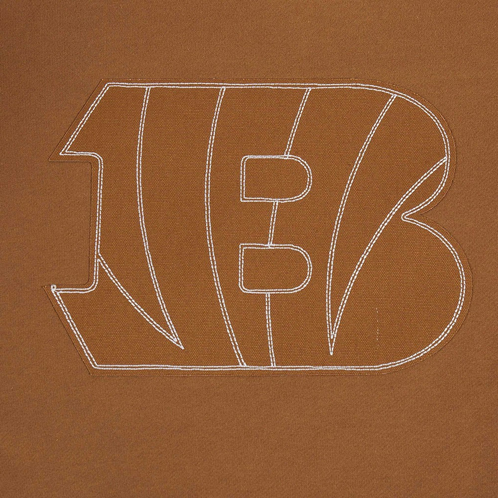 Joe Burrow Cincinnati Bengals Pro Standard Pullover Crewneck Sweatshirt - Brown - NFL