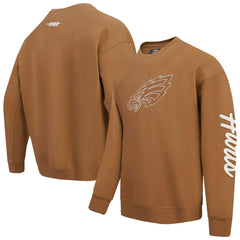 Jalen Hurts Philadelphia Eagles Pro Standard Pullover Crewneck Sweatshirt - Brown - NFL