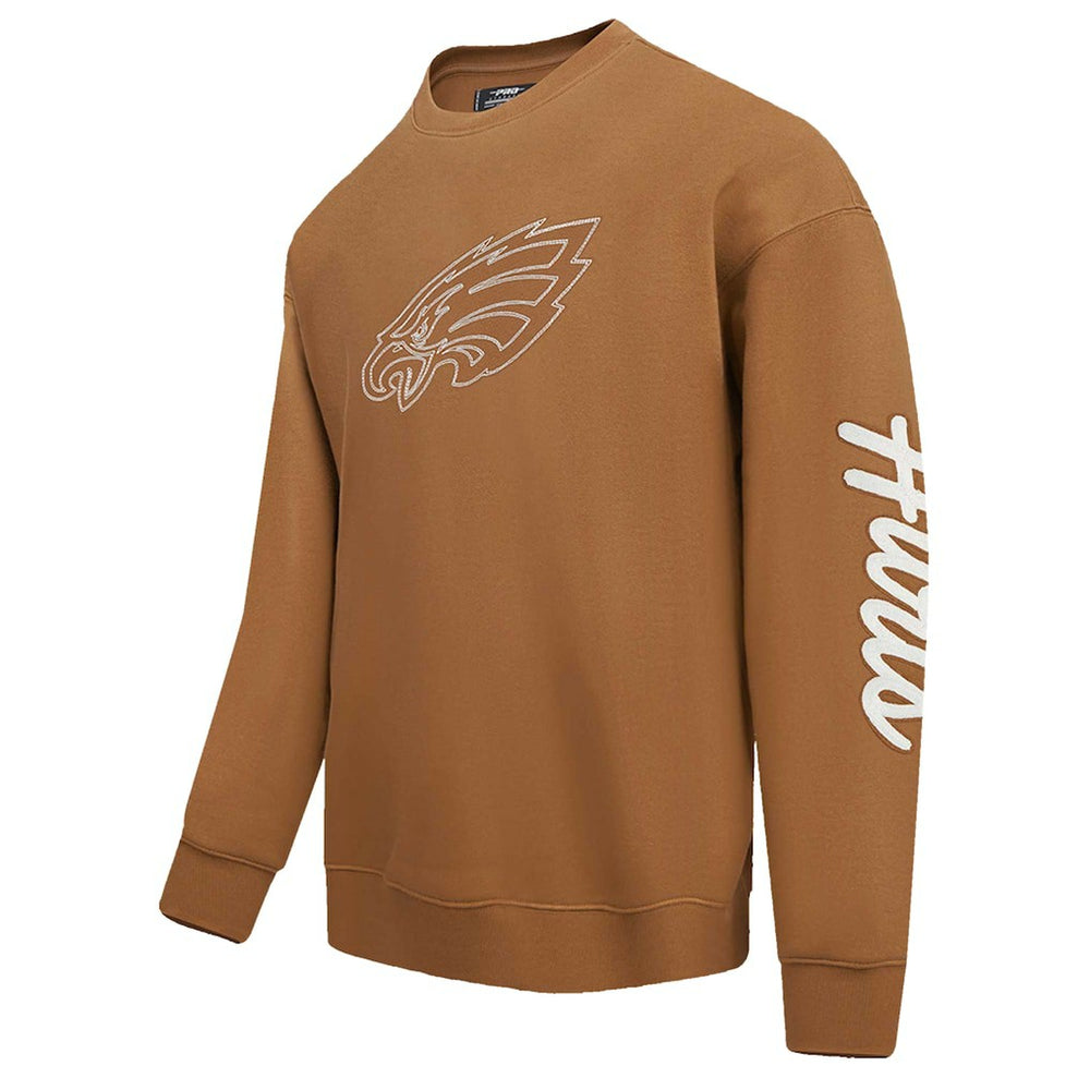 Jalen Hurts Philadelphia Eagles Pro Standard Pullover Crewneck Sweatshirt - Brown - NFL