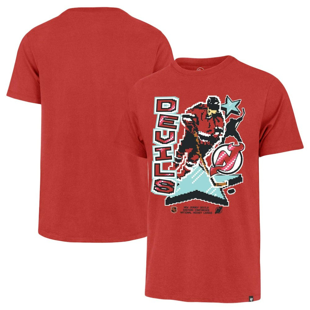 New Jersey Devils '47 Lamp Lighter Franklin T-Shirt - Red | 47 brand Clearance