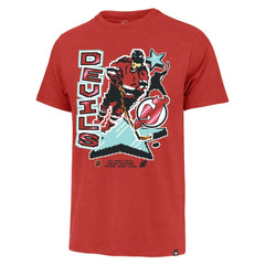 New Jersey Devils '47 Lamp Lighter Franklin T-Shirt - Red | 47 brand Clearance