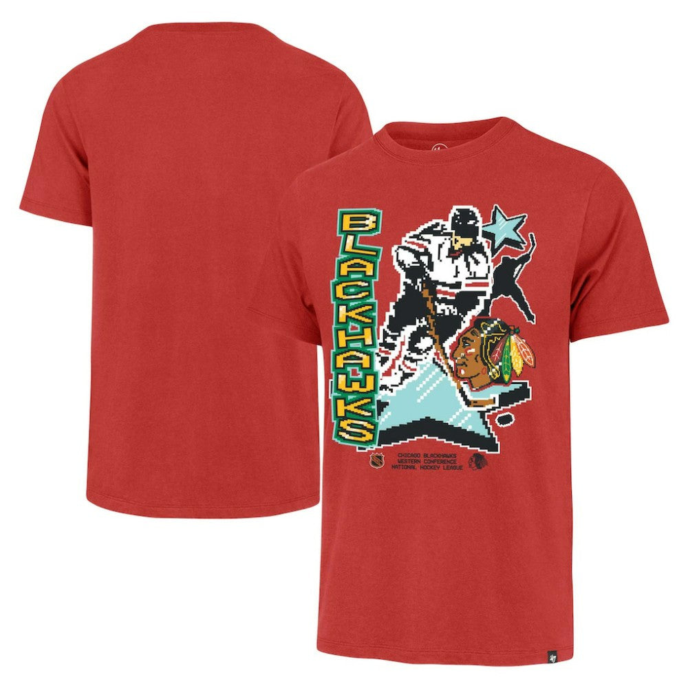Chicago Blackhawks '47 Lamp Lighter Franklin T-Shirt - Red | 47 brand Lifestyle