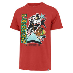 Chicago Blackhawks '47 Lamp Lighter Franklin T-Shirt - Red | 47 brand Lifestyle