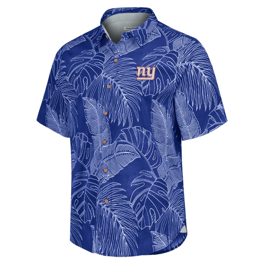 New York Giants Sport Vine Line Button-Down Shirt - Royal - Tommy Bahama