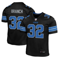 Brian Branch Detroit Lions Youth Game Jersey - Black - Nike