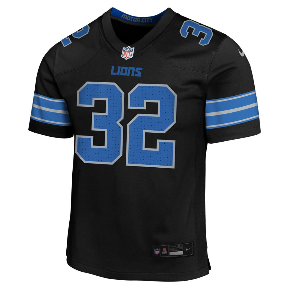 Brian Branch Detroit Lions Youth Game Jersey - Black - Nike