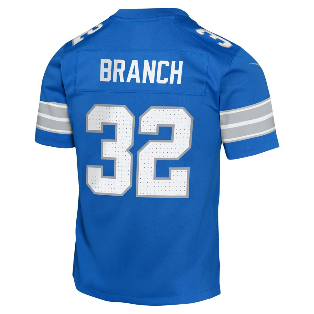 Brian Branch Detroit Lions Youth Game Jersey - Blue - Nike