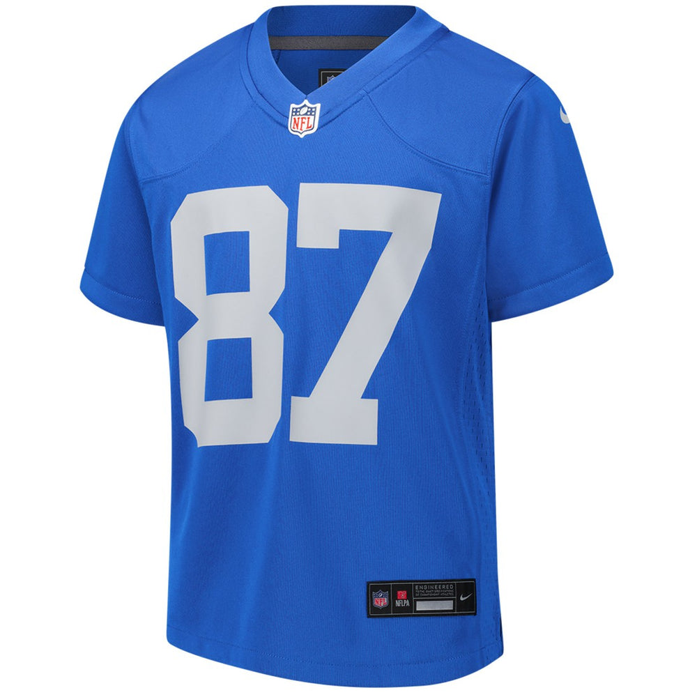 Sam LaPorta Detroit Lions Youth Game Jersey - Blue - Nike