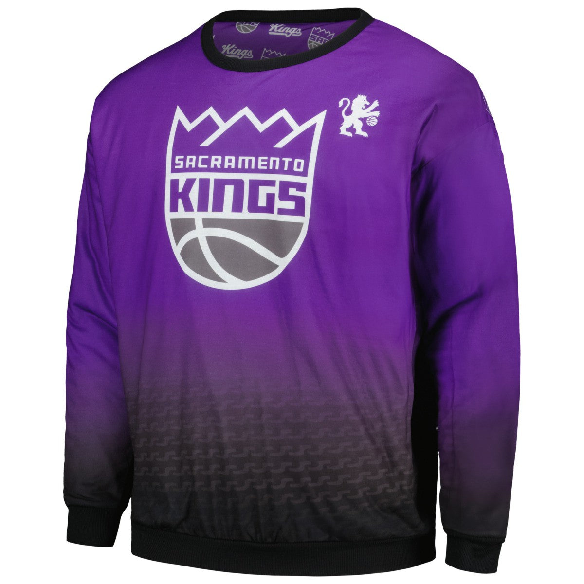 Sacramento Kings Stadium Essentials Unisex Full Capacity Reversible Pullover Sweatshirt Purple/Gray