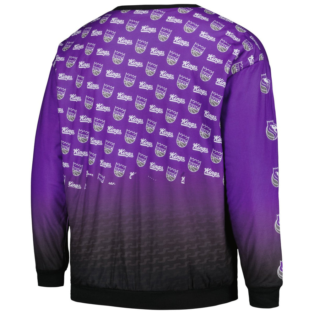 Sacramento Kings Stadium Essentials Unisex Full Capacity Reversible Pullover Sweatshirt Purple/Gray