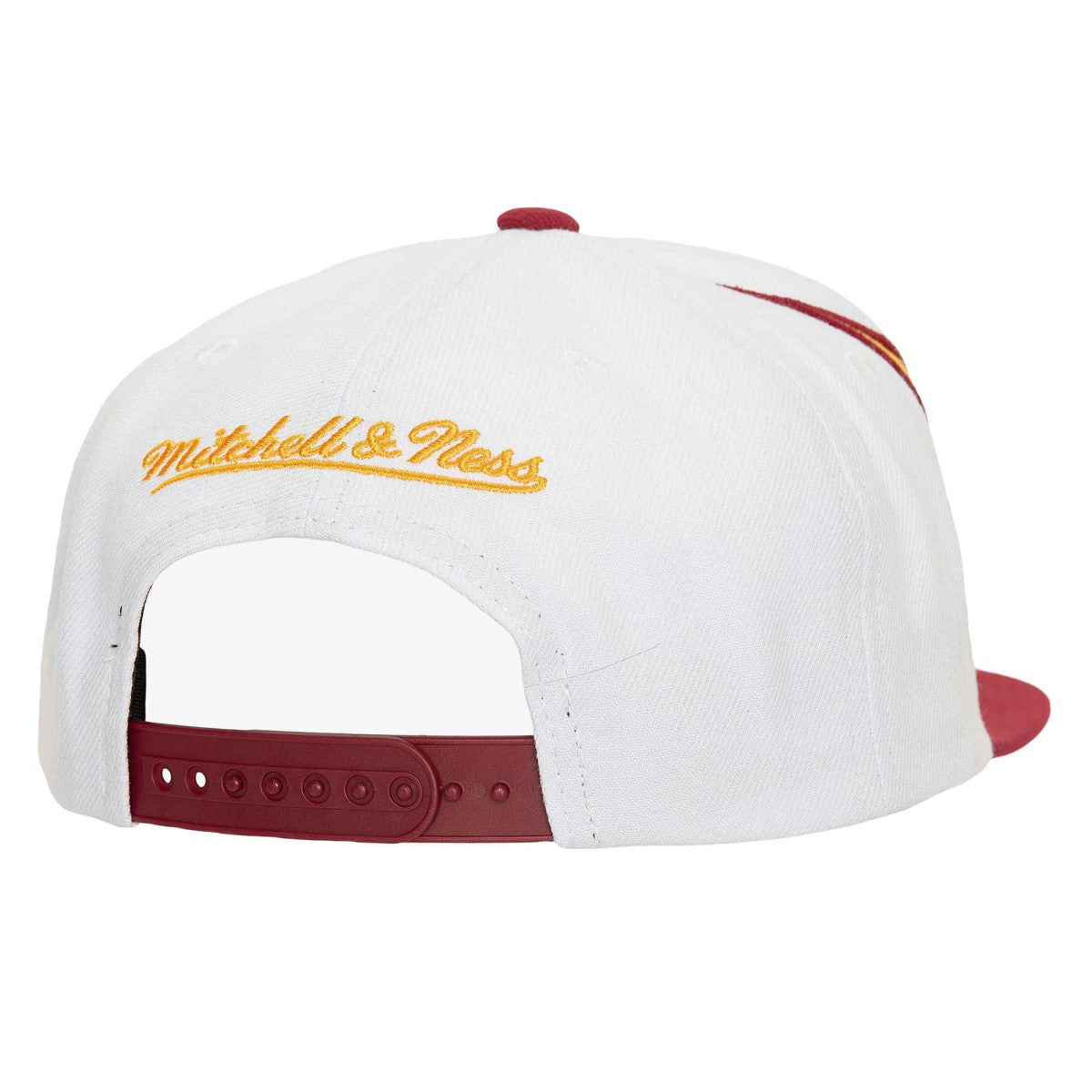 Mitchell & Ness Miami Heat Waverunner Snapback Hat White/Red