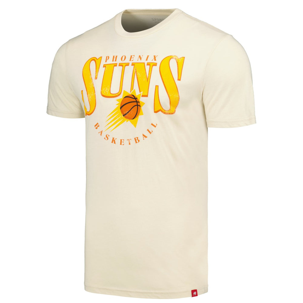 Phoenix Suns Sportiqe Unisex Sunburst Tri-Blend Comfy T-Shirt Cream