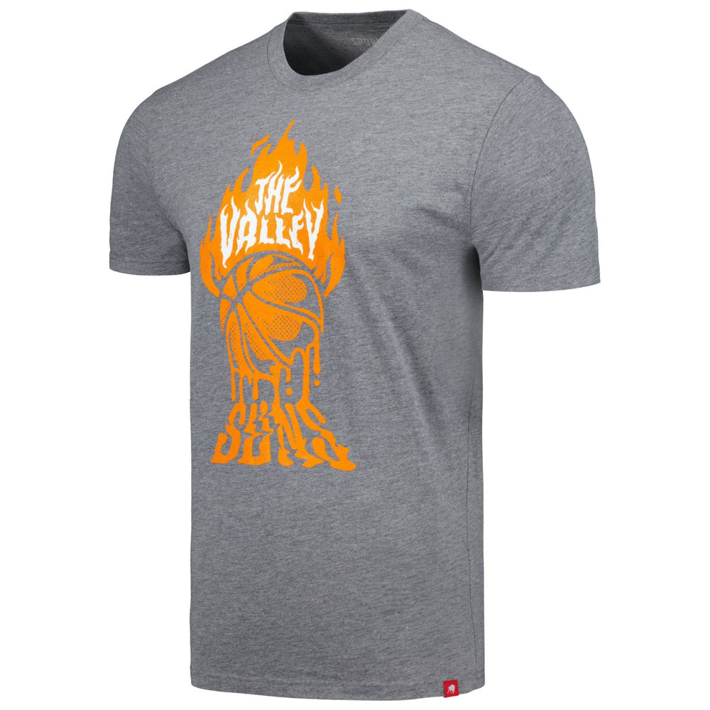 Phoenix Suns Sportiqe Unisex The Valley Tri-Blend Comfy T-Shirt Gray