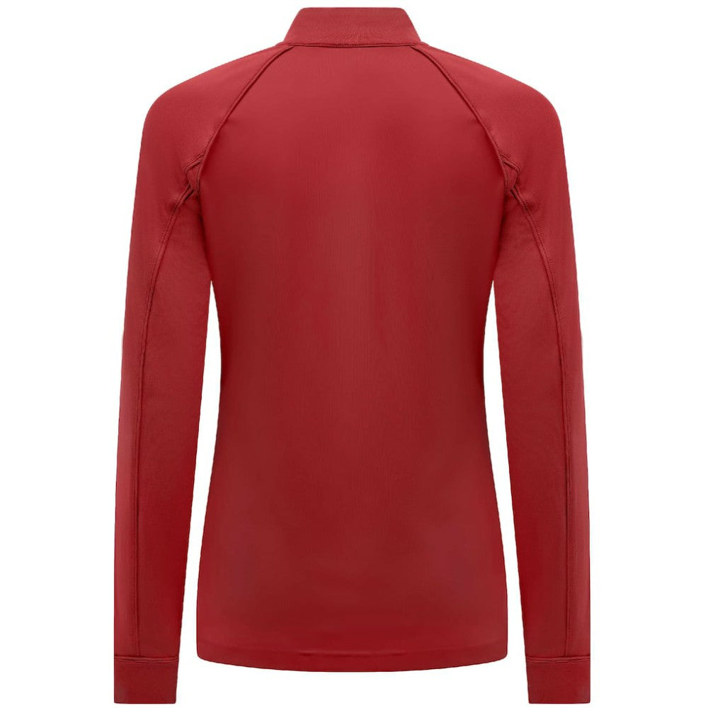 Carolina Hurricanes Levelwear Women's Kinetic Insignia Core Quarter-Zip Pullover Top - Red | NHL near me
